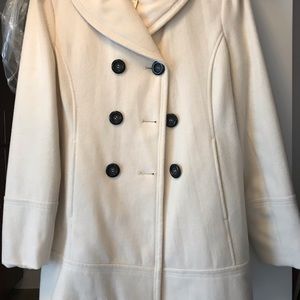 Wool Cream Peacoat